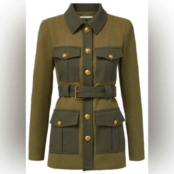 Veronica Beard Sonoma jacket in loden green, size 2. - Picture 1 of 8